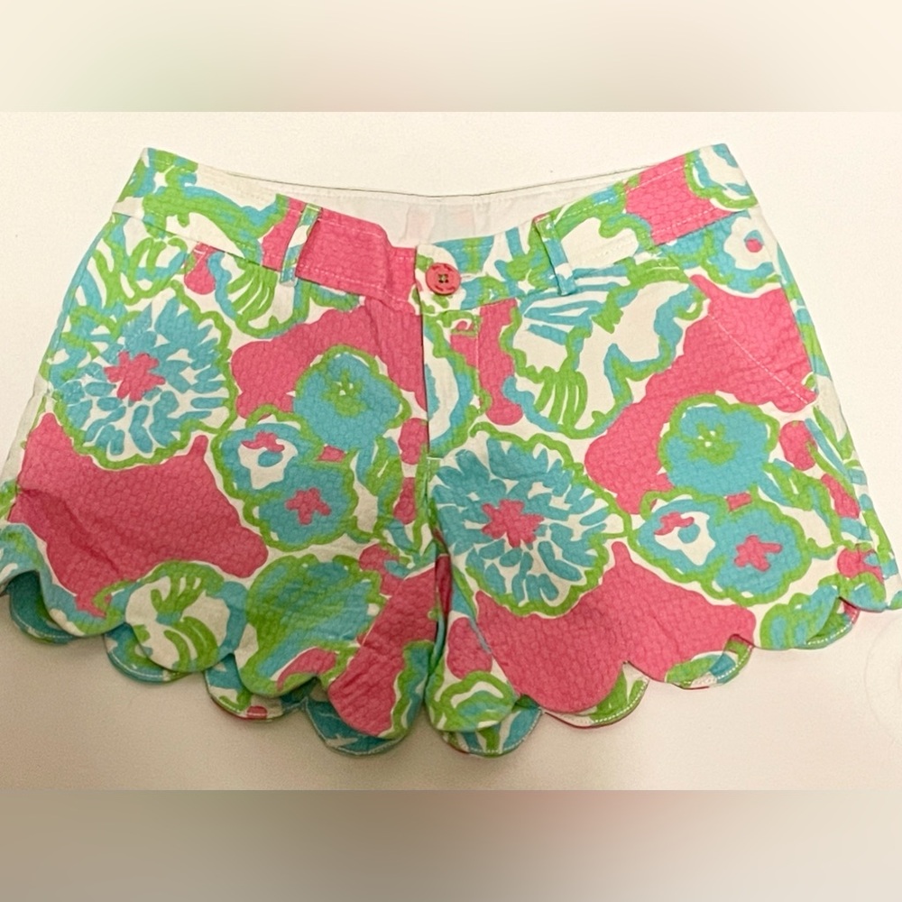 Lilly Pulitzer The Buttercup Short PB Pink A Delicacy Size 0
